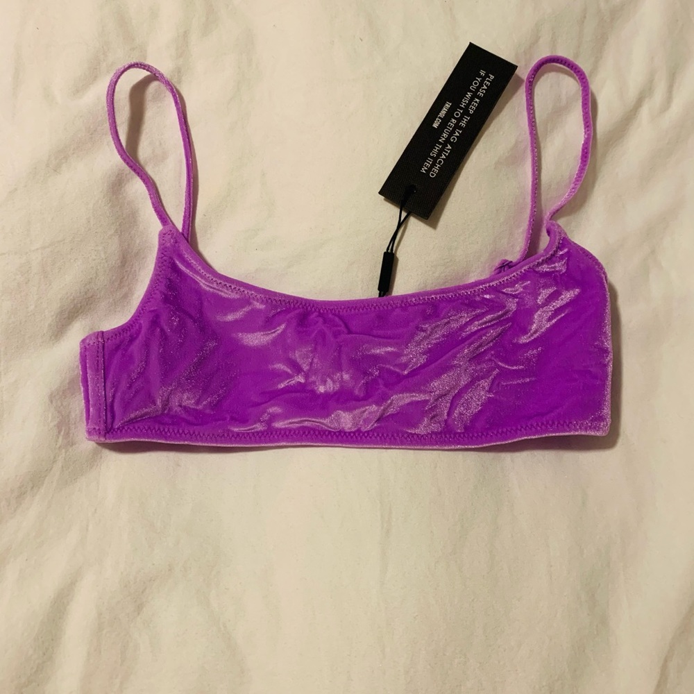 Triangl velvet set with matching Fannypack
